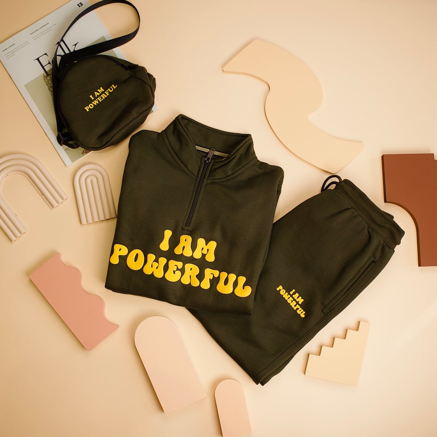 I AM POWERFUL - OLIVE GREEN